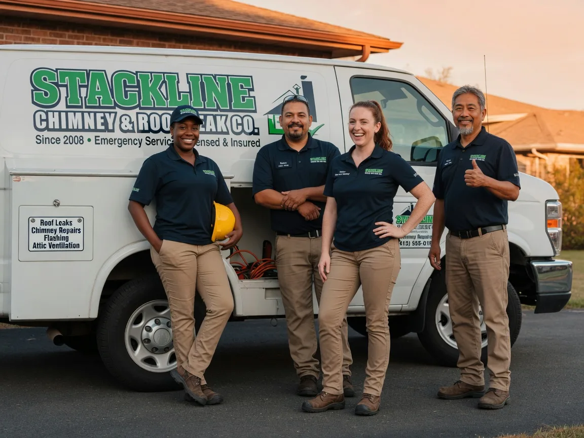 Chimney flashing repair company in Kendleton, TX